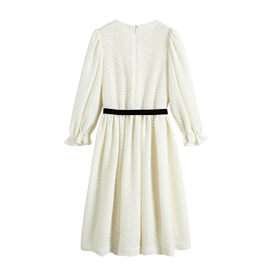 Платье C'ERA UNA VOLTA "Cream", кремовое